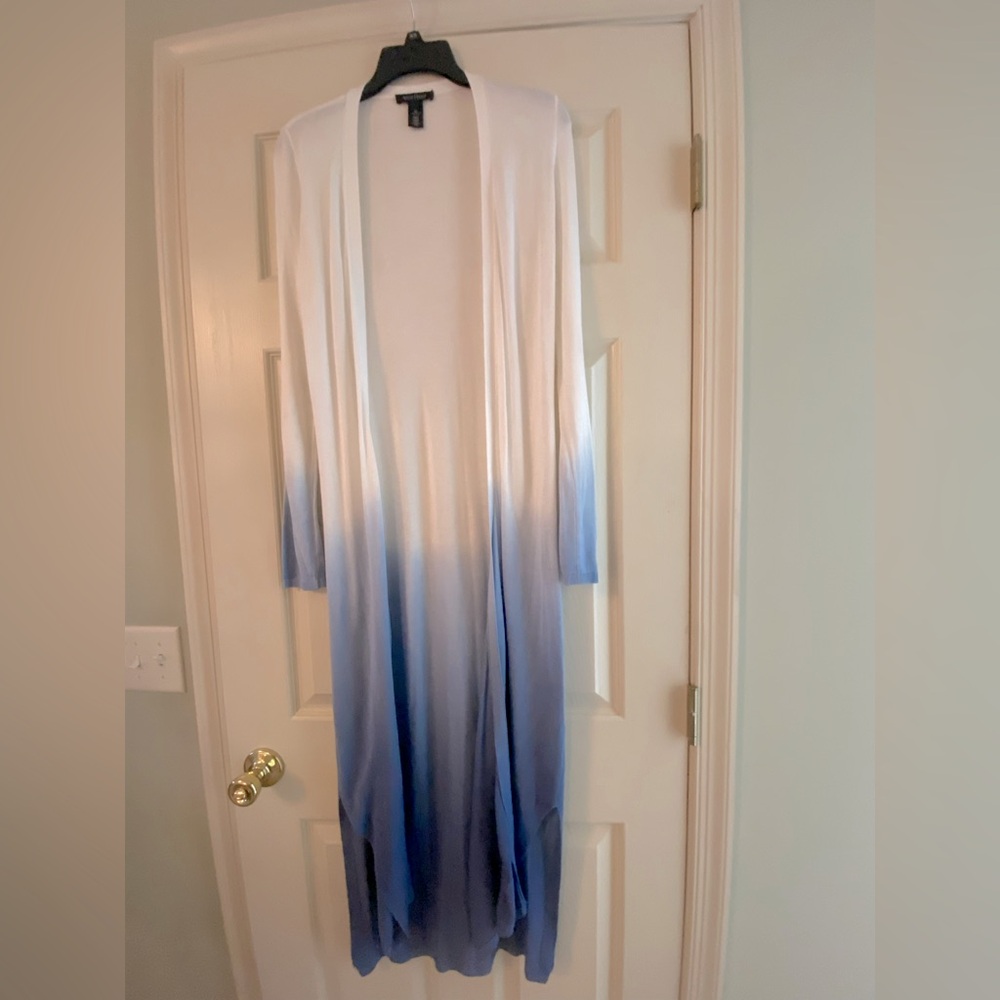 White Housese Black Market Duster Cover Up